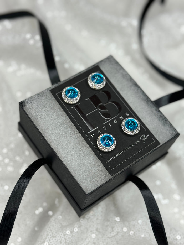 Turquoise Number Magnets 1016