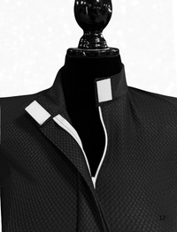 TAILORED by HSBD Easy Breezy Breathable English 3/4 Sleeve Shirt w/ Hidden Zipper