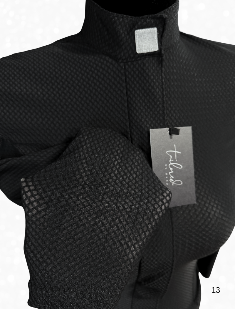 TAILORED by HSBD Easy Breezy Breathable English 3/4 Sleeve Shirt w/ Hidden Zipper