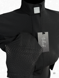 TAILORED by HSBD Easy Breezy Breathable English 3/4 Sleeve Shirt w/ Hidden Zipper