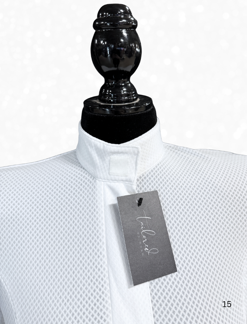 TAILORED by HSBD Easy Breezy Breathable English 3/4 Sleeve Shirt w/ Hidden Zipper
