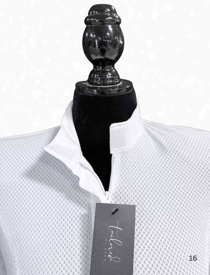 TAILORED by HSBD Easy Breezy Breathable English 3/4 Sleeve Shirt w/ Hidden Zipper