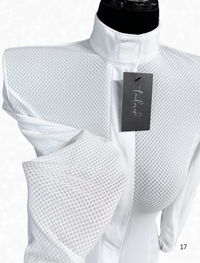 TAILORED by HSBD Easy Breezy Breathable English 3/4 Sleeve Shirt w/ Hidden Zipper