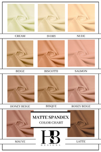 MATTE SPANDEX COLORS
