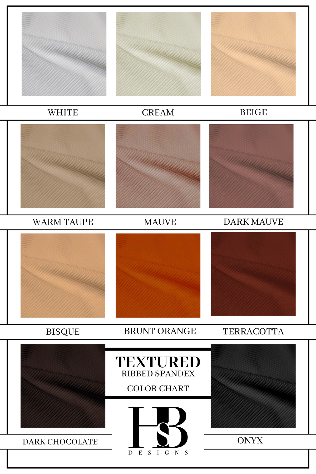 TEXTURED RIBBED SPANDEX