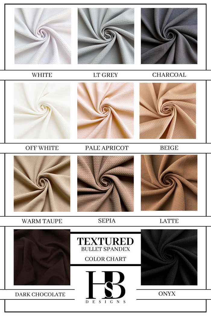 TEXTURED BULLET SPANDEX