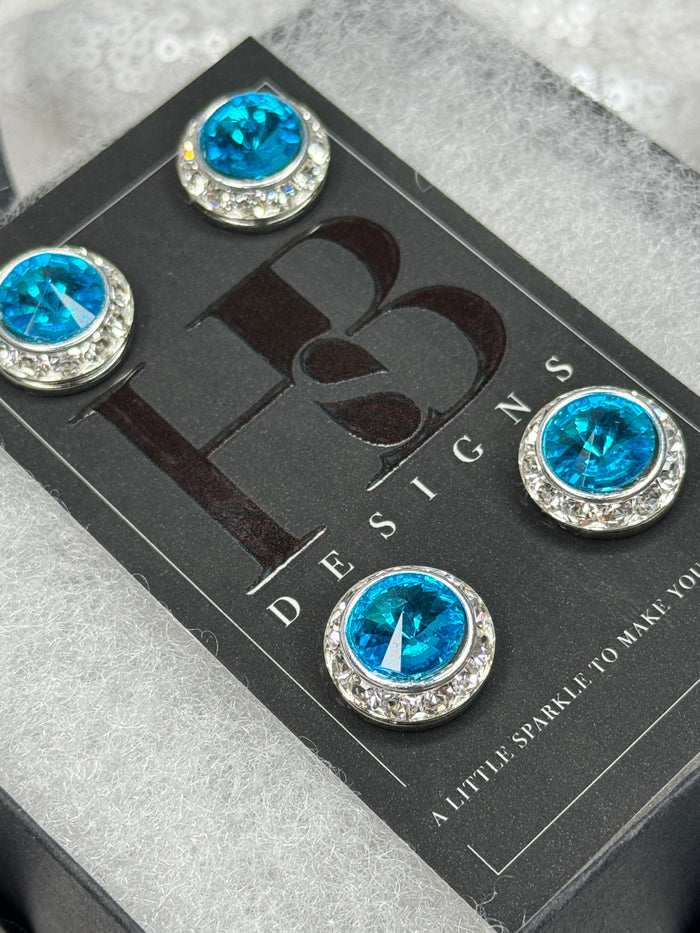 Turquoise Number Magnets 1016