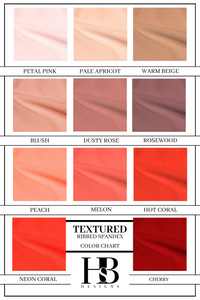 TEXTURED RIBBED SPANDEX