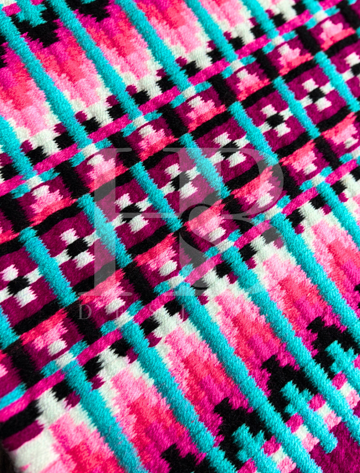 ERICA 1.0 Hot Pink, Aqua, Bright Coral, Black and White Premium Pad 1218