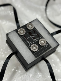 Antiqued Silver Concho Number Magnets 1013