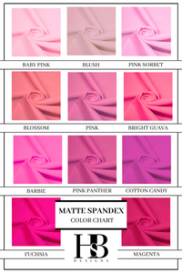 MATTE SPANDEX COLORS