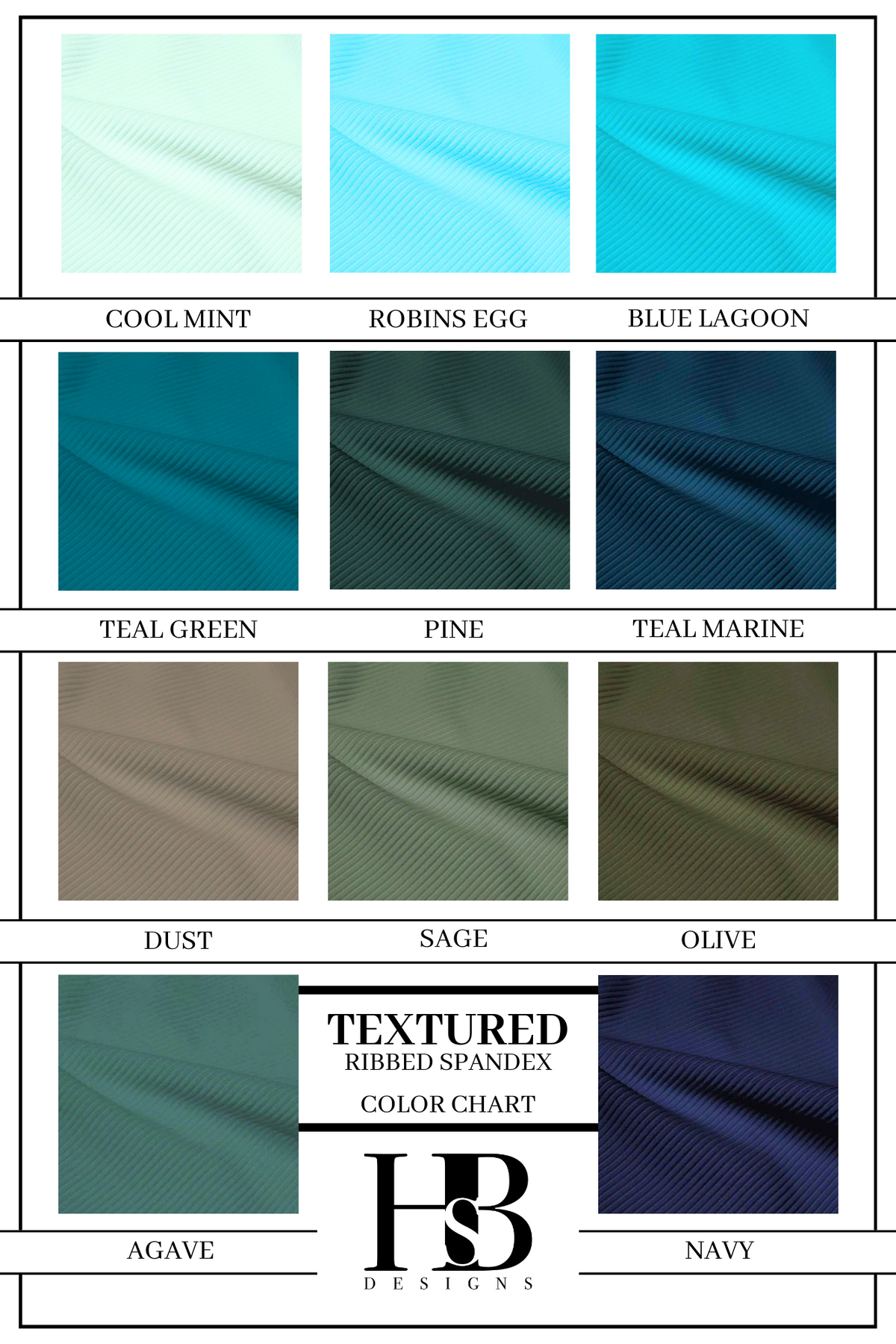 TEXTURED RIBBED SPANDEX