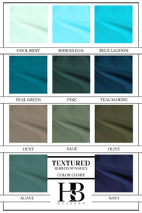 TEXTURED RIBBED SPANDEX