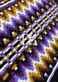 KATIE 1.0 Purple, Plum, Lavender, Camel, Tan, White and Black Purple Base Premium Pad 1056