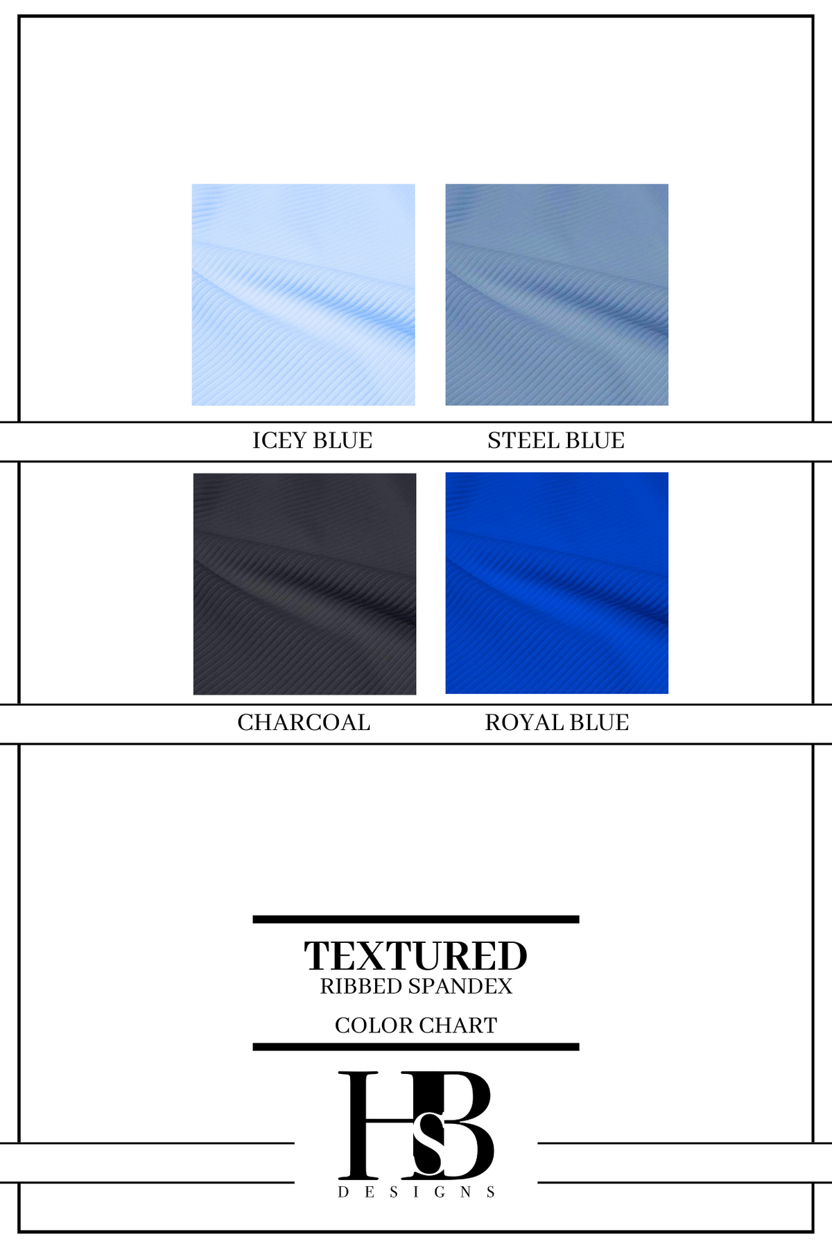 TEXTURED RIBBED SPANDEX