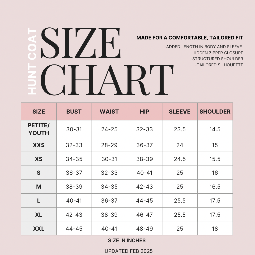 TAILORED Bright Blue Navy Plaid w/ Blue Accents Hunt Coat #1006