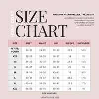 TAILORED Bright Blue Navy Plaid w/ Blue Accents Hunt Coat #1006