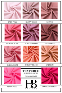 TEXTURED BULLET SPANDEX