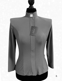 TAILORED by HSBD Easy Breezy Breathable English 3/4 Sleeve Shirt w/ Hidden Zipper