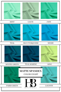 MATTE SPANDEX COLORS