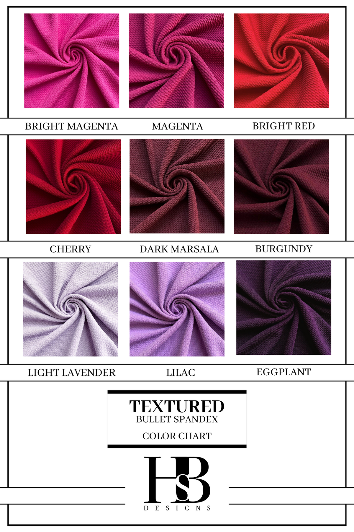 TEXTURED BULLET SPANDEX