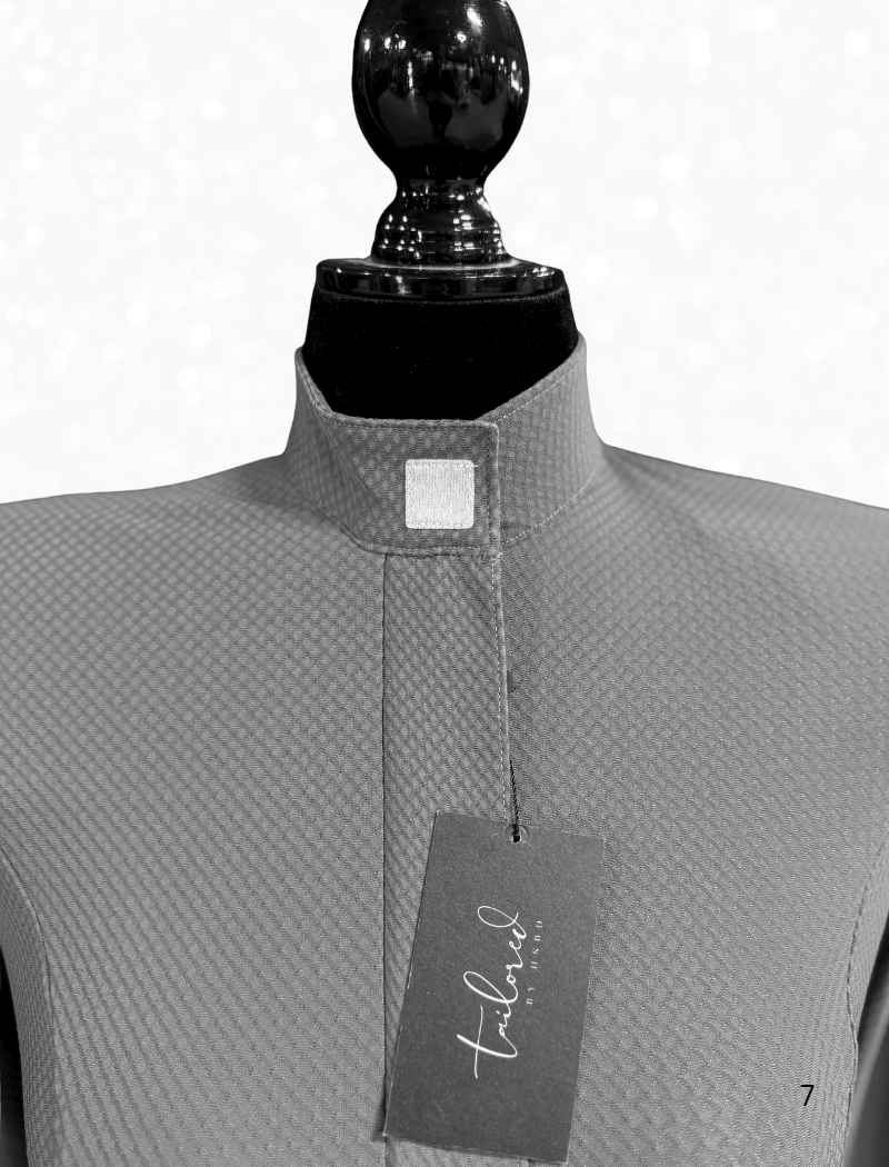 TAILORED by HSBD Easy Breezy Breathable English 3/4 Sleeve Shirt w/ Hidden Zipper