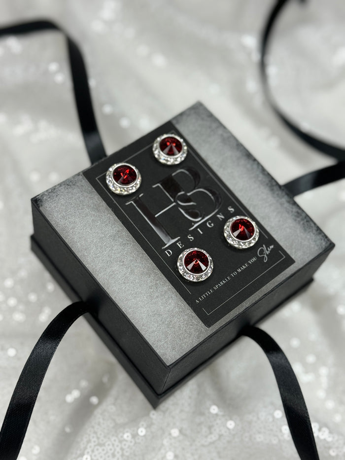 Dark Red/Siam Res Number Magnets 1019