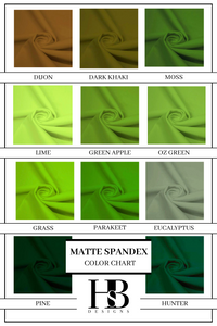 MATTE SPANDEX COLORS
