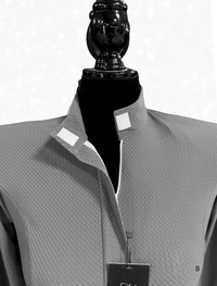TAILORED by HSBD Easy Breezy Breathable English 3/4 Sleeve Shirt w/ Hidden Zipper