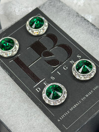 Emerald Green Number Magnets 1017