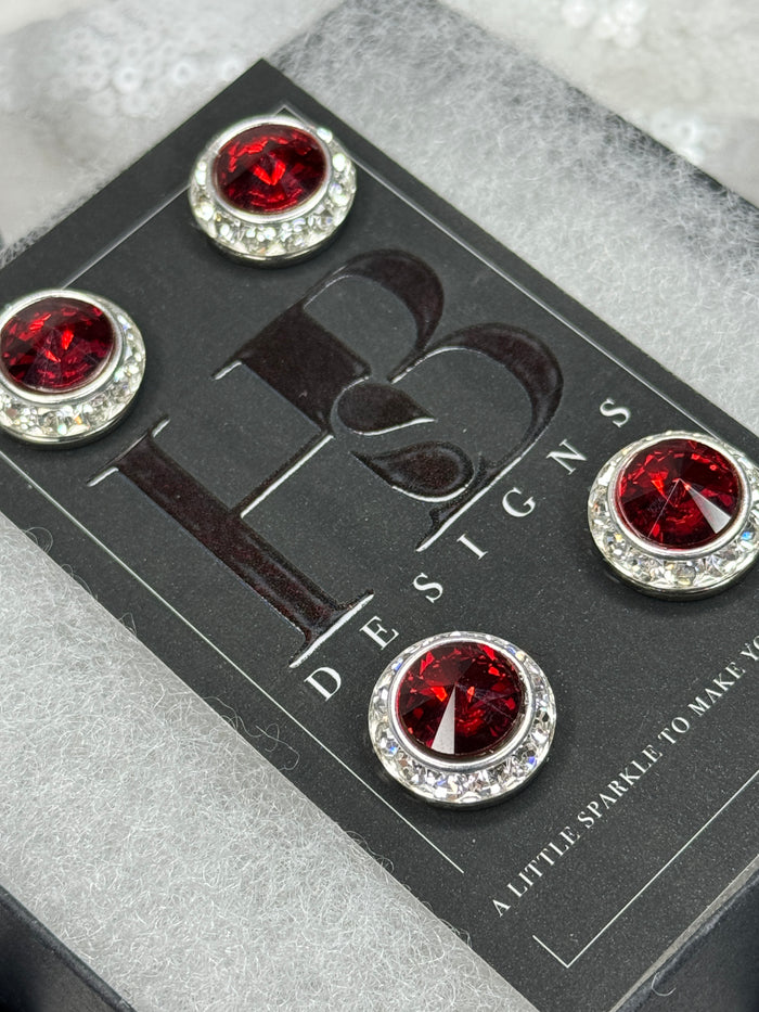 Dark Red/Siam Res Number Magnets 1019