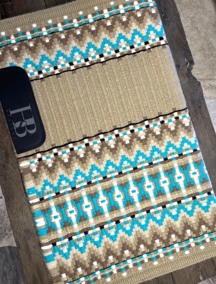 EMILY 1.0 Tan, Turquoise, Taupe and White Premium Pad 1111