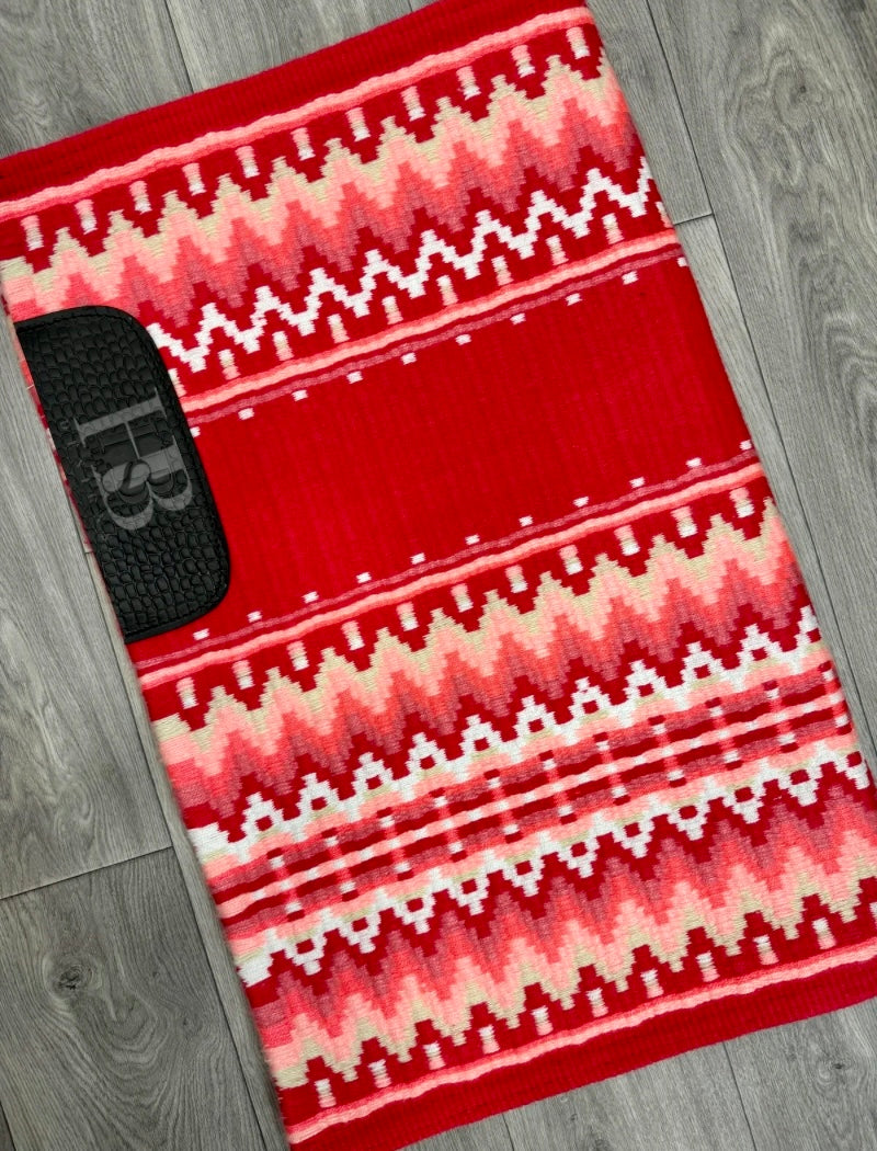 KATIE 1.0 Hot Coral, Bright Coral, Peach, Cream and White Premium Pad 1156