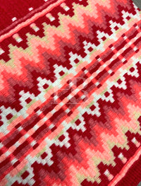 KATIE 1.0 Hot Coral, Bright Coral, Peach, Cream and White Premium Pad 1156