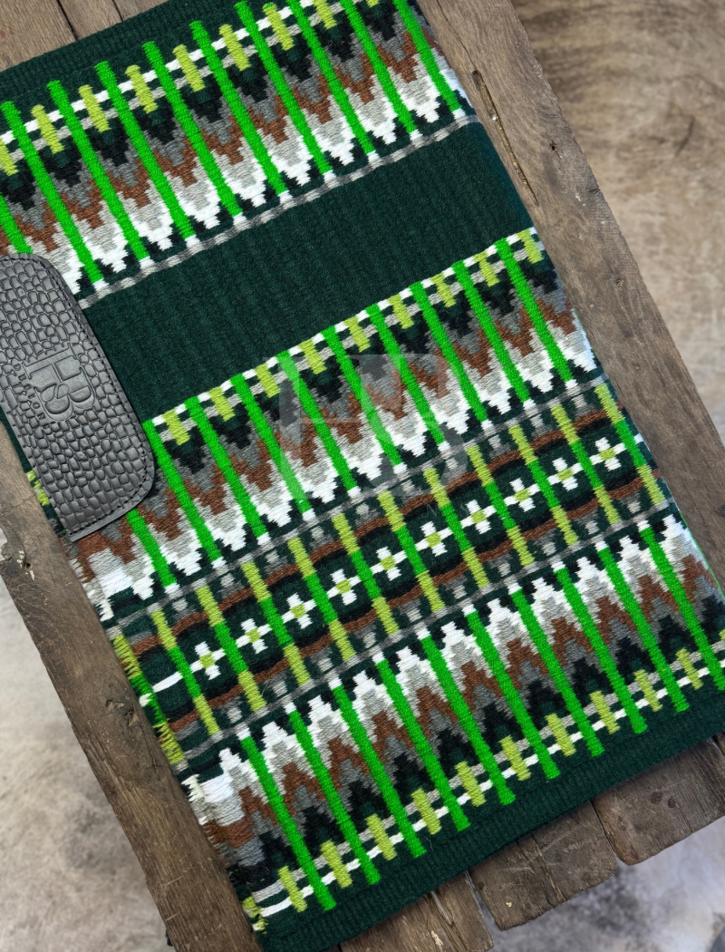 M/L Emerald, Lime, Bronze and Camel Vest Set