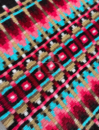 ERICA 2.0 Burgundy/Maroon, Coral Pink, Aqua, Tan, Taupe and White ESPRESSO BROWN BASE Premium Pad 1168