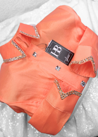 SIMPLY Georgia Peach Stretch Taffeta Day Shirt