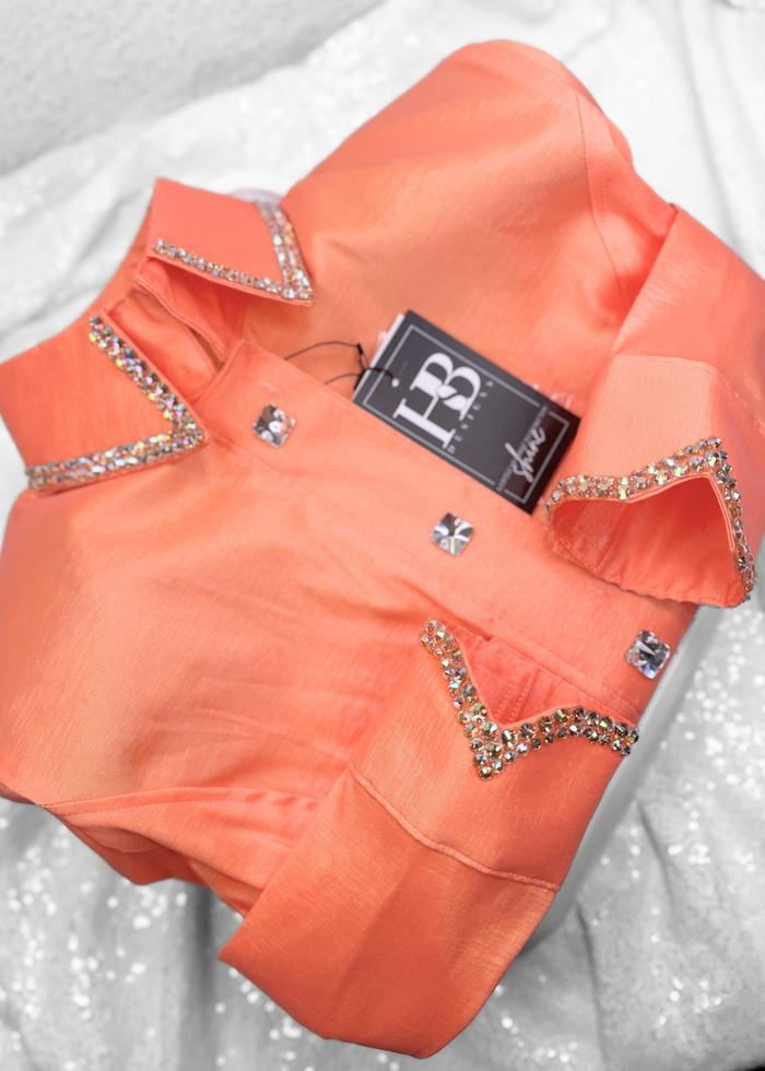 SIMPLY Georgia Peach Stretch Taffeta Day Shirt