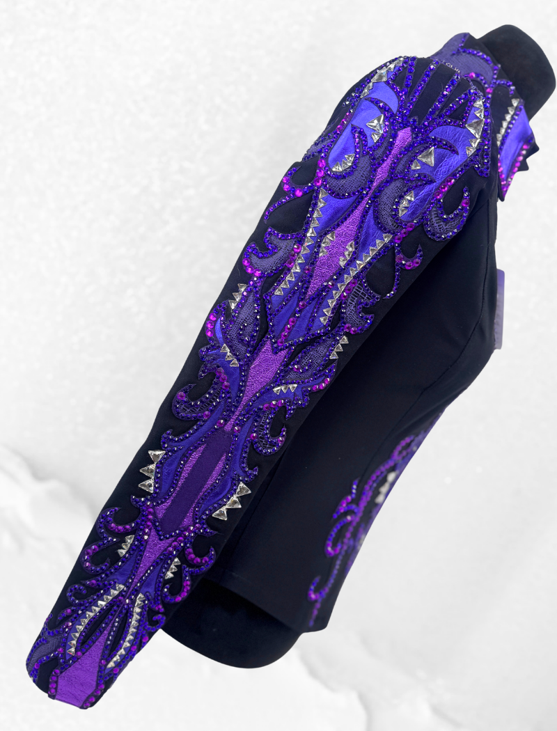 S/M+ Shades of Purple and Black Jacket 1005