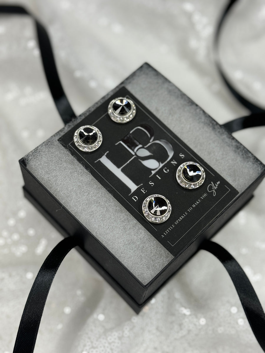 Silver Night Number Magnets 1029