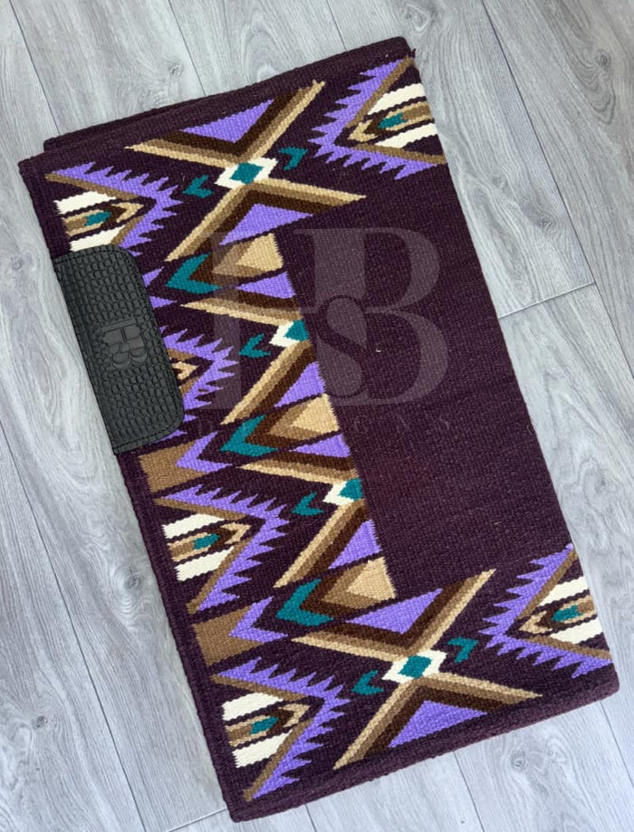 WYNONA 1.0 Aubergine, Violet, Medium Chocolate, Tan, Turquoise