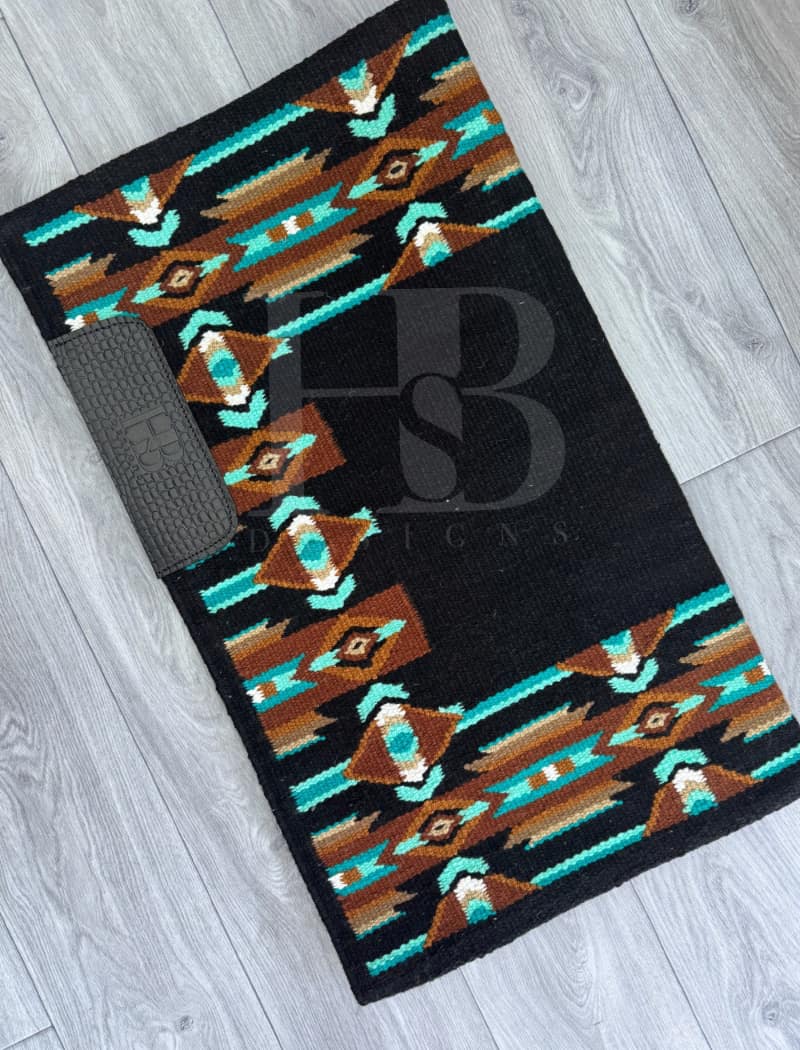 LARAMIE 1.0 Black, Brown, Orange, Tan, Turquoise, Aqua Ranch Pad