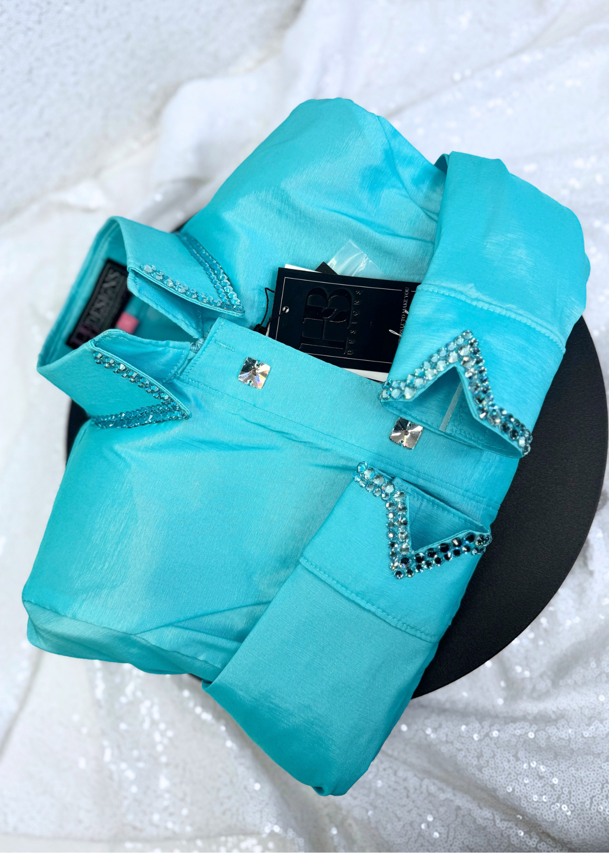 SIMPLY Aqua Stretch Taffeta Day Shirt