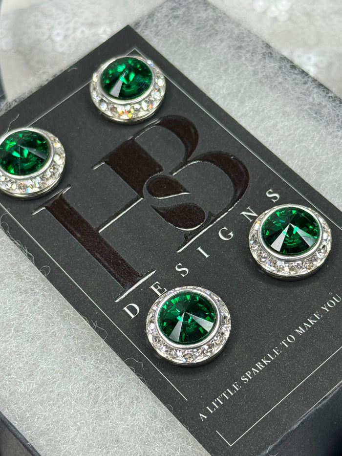 Emerald Green Number Magnets