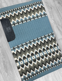 BAILEY 1.5 Icey Blue, Grey and White Premium Pad 1027