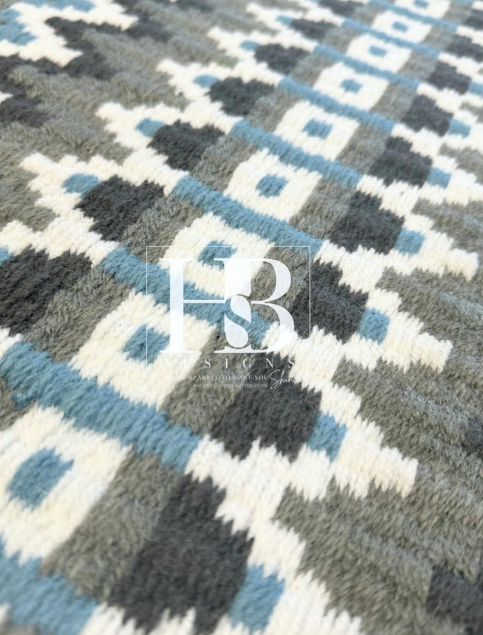 BAILEY 1.5 Icey Blue, Grey and White Premium Pad 1027