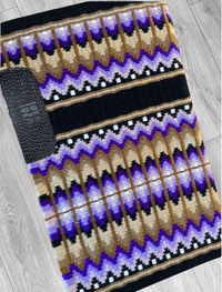 RACHEL 1.0 Purple, Tan and Bronze Premium Pad 1116