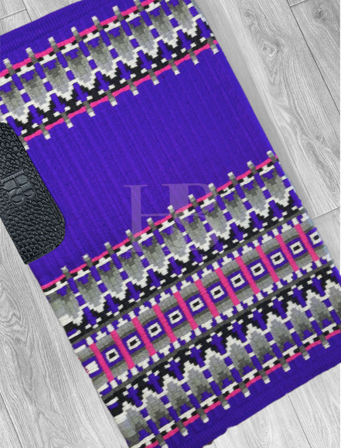 ERICA 2.0 Bright Royal Purple, Hot Pink, Grey, White and Black Premium Pad 1179