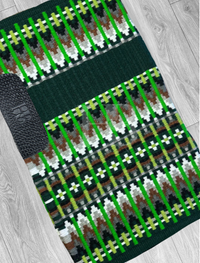 ERICA 1.0 Emerald Green, Kelly, Lime, Chestnut, Grey, Black and White Premium Pad 1189