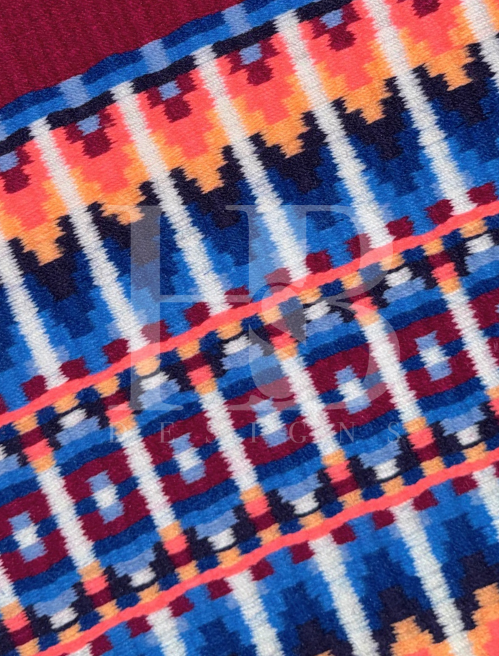 ERICA 1.0 Bright Berry, Bright Coral, Peach, Royal Blue, Sky Blue, Black and White Premium Pad 1019